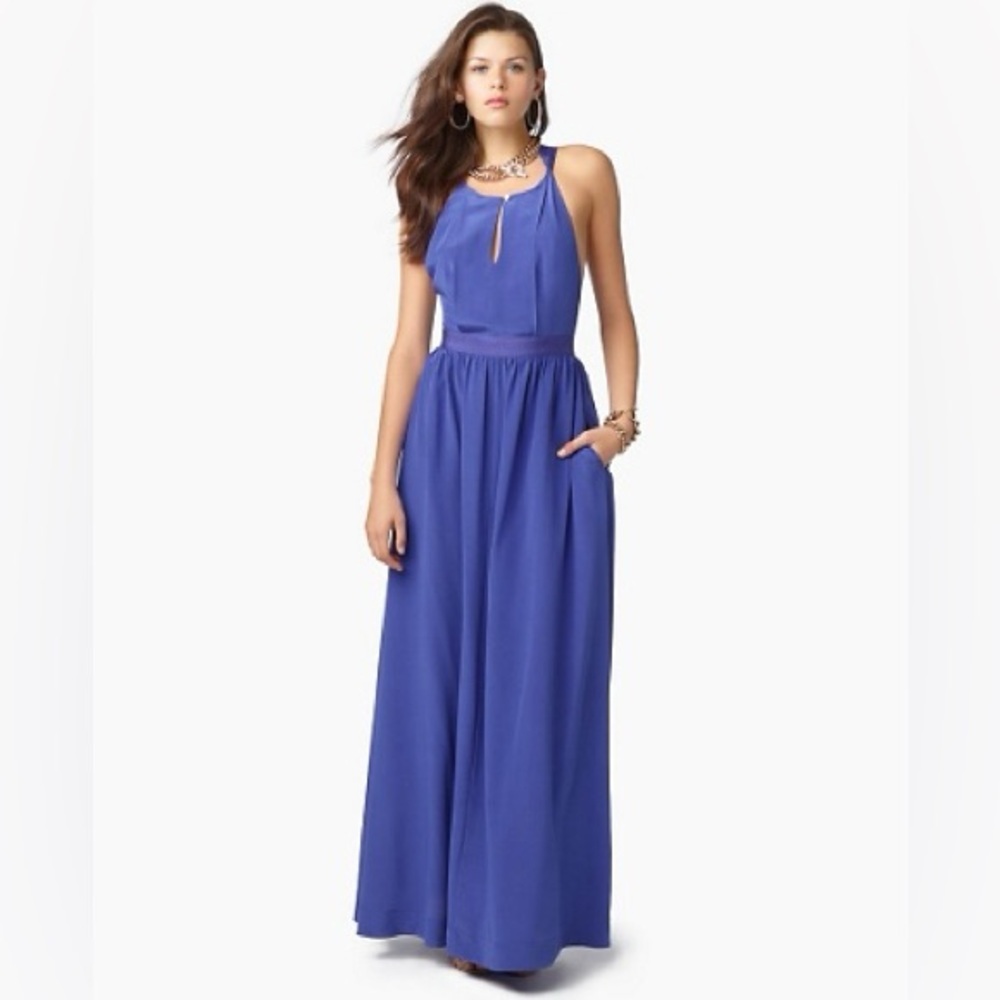 Juicy Couture Royal Blue Sleeveless Maxi Dress